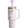 The Stanley x LoveShackFancy Quencher | 40 OZ | RIBBON ROSA | Original Packaging