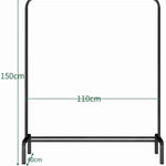 Single Pole Metal Cloth Stand