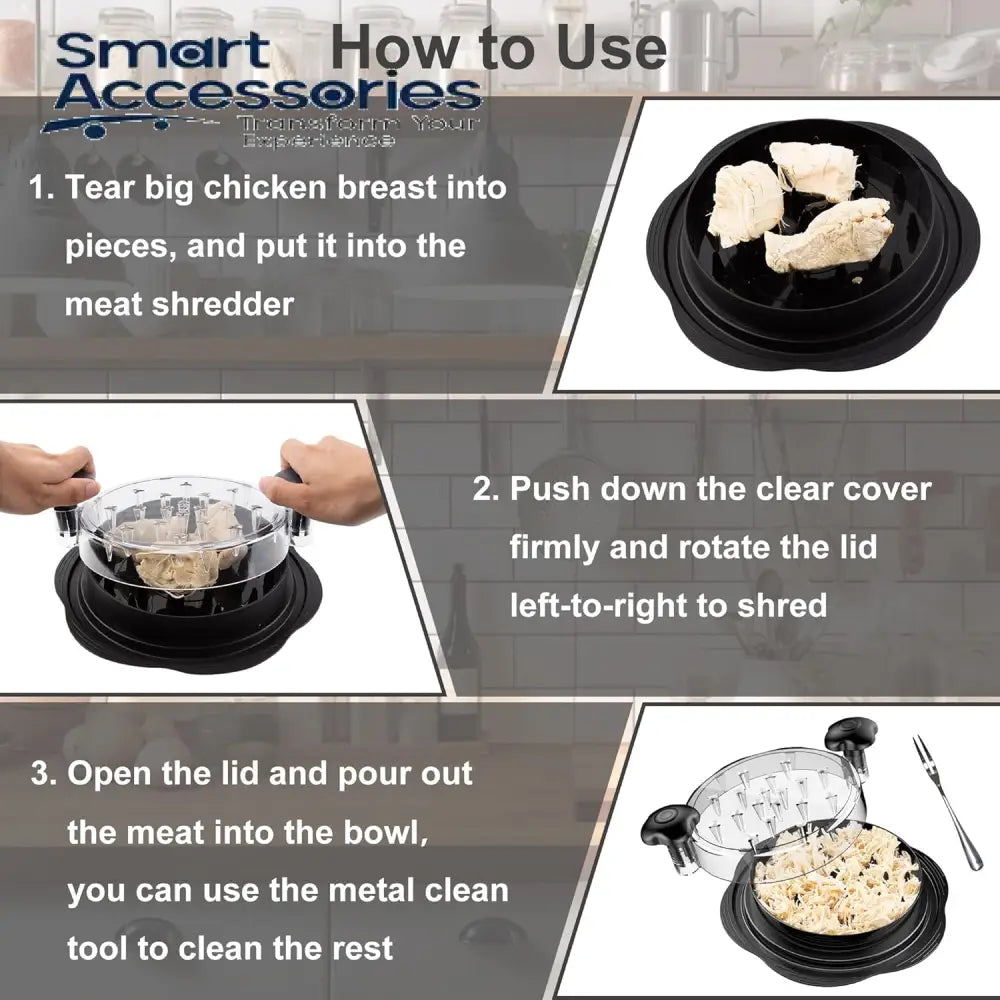 Chicken Shredder Large Chicken Breast Shredder Tool Twist