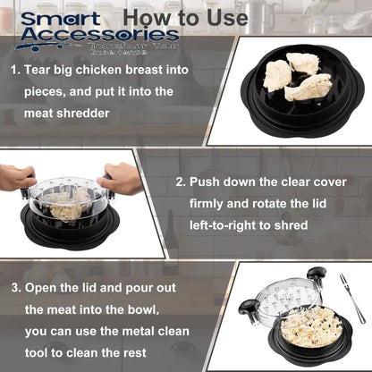Chicken Shredder Large Chicken Breast Shredder Tool Twist