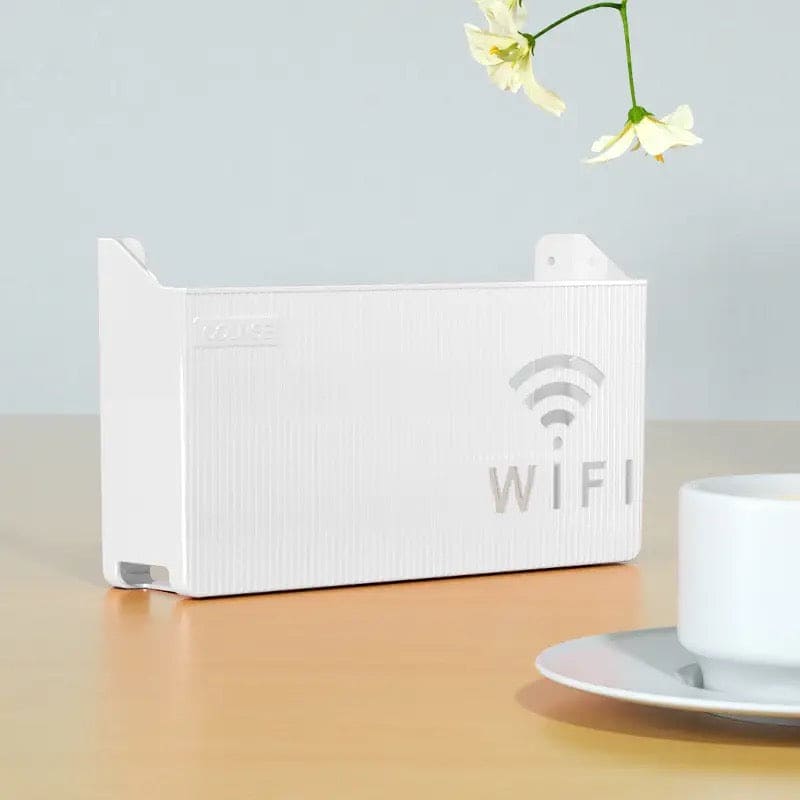 Wireless Wifi Router Shelf, Wall-mounted Cable Power Bracket Organizer, Router Wall Hanging  Rack, Home Office Wall Organizer Management