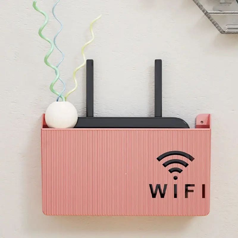 Wireless Wifi Router Shelf, Wall-mounted Cable Power Bracket Organizer, Router Wall Hanging  Rack, Home Office Wall Organizer Management