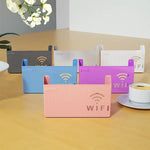 Wireless Wifi Router Shelf, Wall-mounted Cable Power Bracket Organizer, Router Wall Hanging  Rack, Home Office Wall Organizer Management