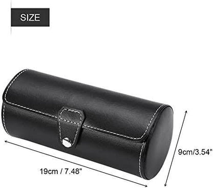 3 Slot Leather Watch Box