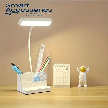 LED Eye Protection Table Lamp With Storage Holder