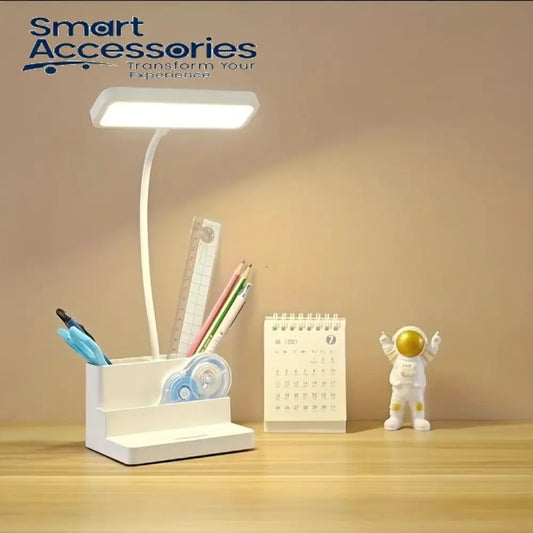 LED Eye Protection Table Lamp With Storage Holder