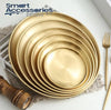 Luxurious SS Round Plate Gold 50 cm