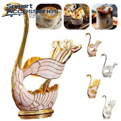 Luxury Swan Spoon Set