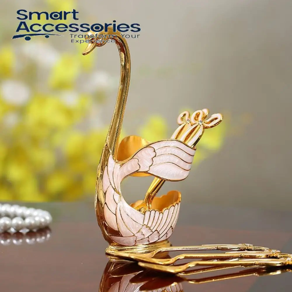 Luxury Swan Spoon Set
