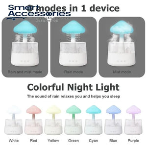 Mushroom Rain Cloud Humidifier