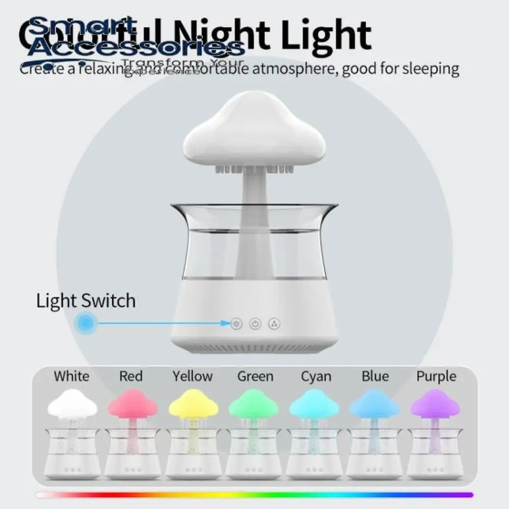 Mushroom Rain Cloud Humidifier
