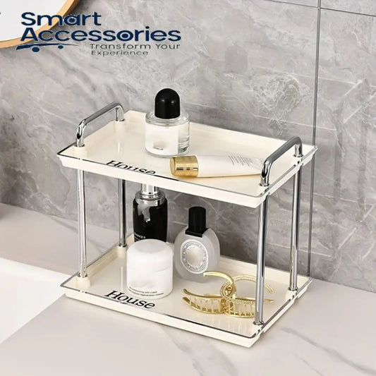Nordic 2 Layer Luxury Cosmetics Organizer