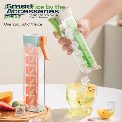 Reusable One Hand Slim Ice Cube Tray