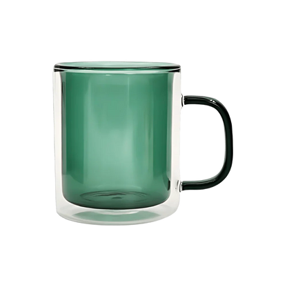 Double Walled Glass Mug