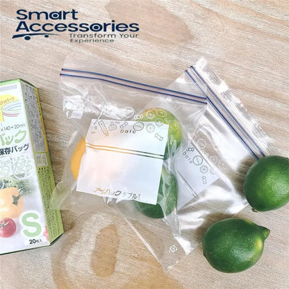 Zip Lock Reusable Food Storage Bags