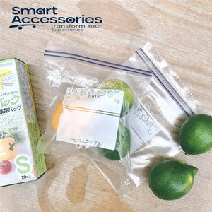Zip Lock Reusable Food Storage Bags