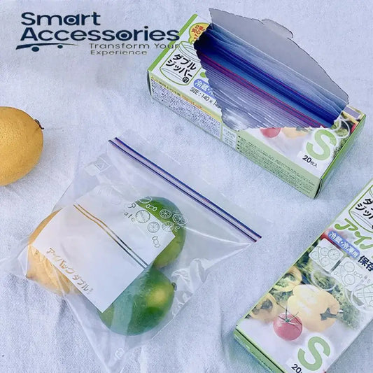 Zip Lock Reusable Food Storage Bags